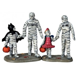Trick Or Treating With Mummy and Deady, Set of 2